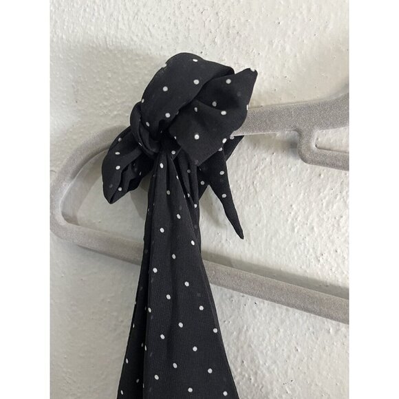 City Chic Polkadot  black Midi Dress Sleeveless Women 18 - Picture 6 of 12